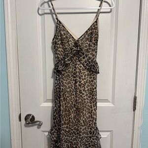 Victoria's Secret Leopard Print Dress